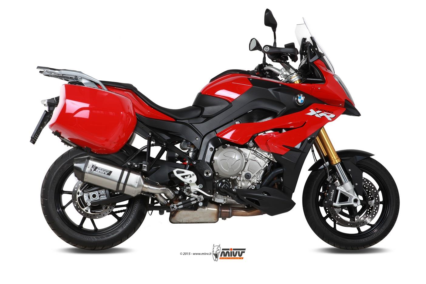 Sport Auspuff MIVV Speed Edge Edelstahl BMW S 1000 XR Bj. 2015-2019 EURO-3/EURO-4 +ABE von MiVV