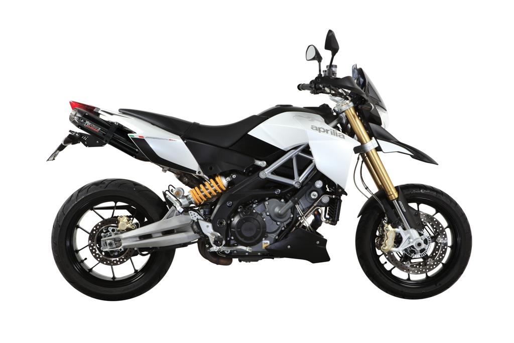 Sport Auspuff MIVV Suono BLACK Aprilia Dorsoduro 1200 Bj.2012-2016 Typ:TVA00 eintragungsfrei +ABE von MiVV