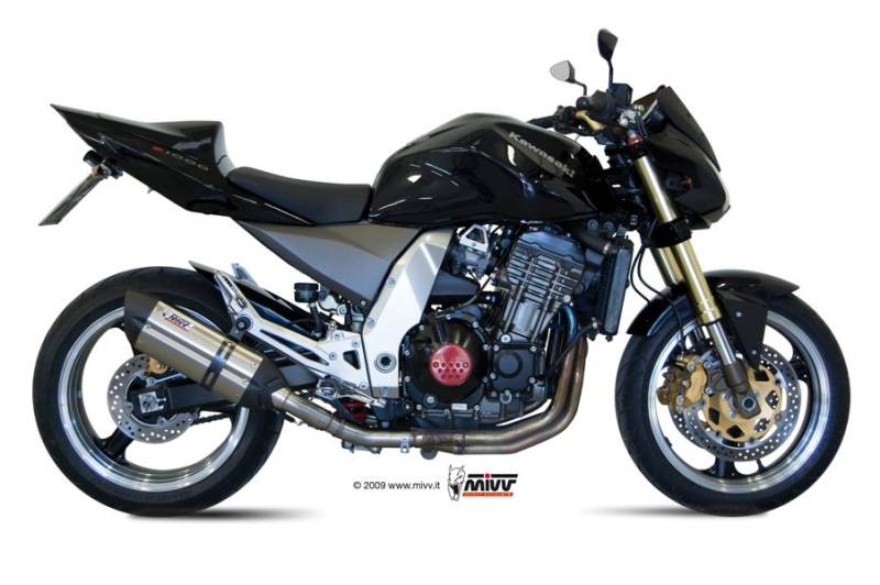 Sport Auspuff MIVV Suono Edelstahl Kawasaki Z 1000 Bj. 2003-2006 Typ: ZRT00A mit ABE von MiVV