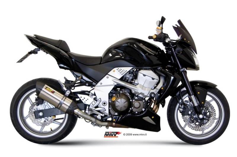 Sport Auspuff MIVV Suono Edelstahl für Kawasaki Z 750 Bj. 2007-2014 Typ: ZR750L mit ABE von MiVV