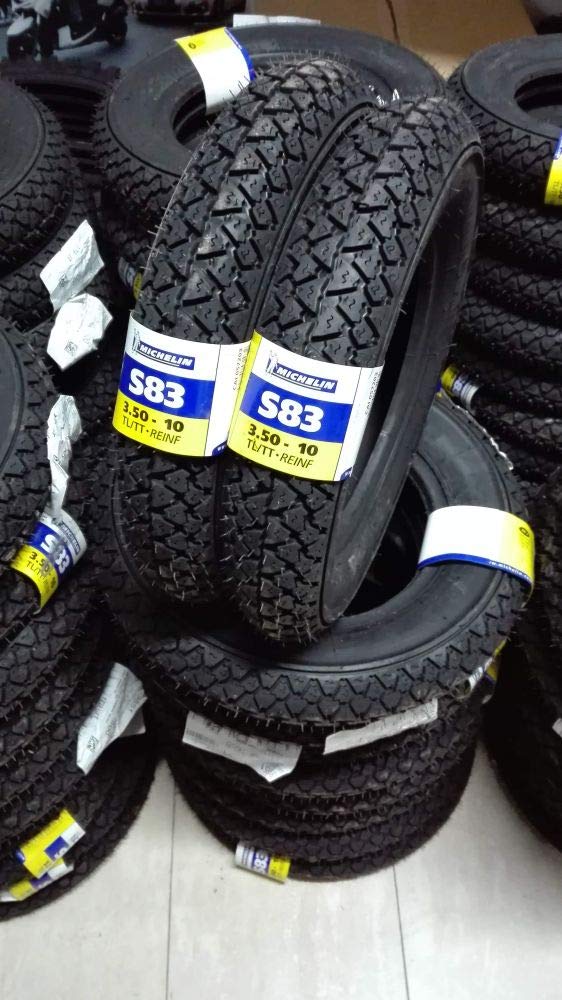 1 Paar Reifen Michelin S83 3.50-10 Piaggio Vespa PX LML von MICHELIN