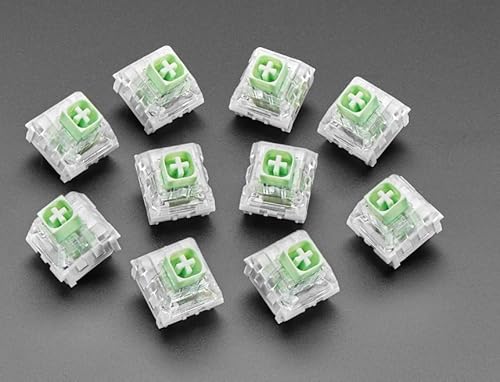 Adafruit Zubehör Kailh Mechanical Key Switches - Thick Click Jade Box - 10 pack - Cherry MX Compatible - SKU 5149 von MicroMaker