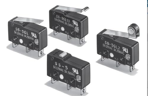 Basis- / Einrastschalter Hinge Lever 50gf 5A SPDT Solder - SS-5GL von MicroMaker