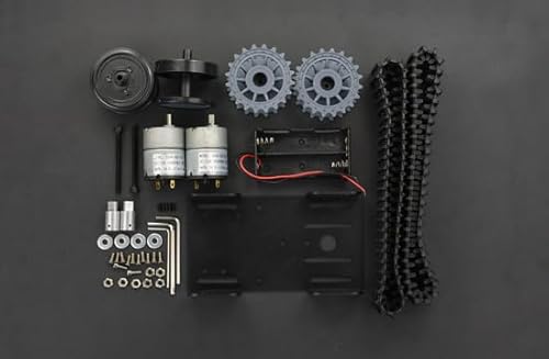 Black Gladiator - Tracked Robot Chassis - ROB0153 von MicroMaker