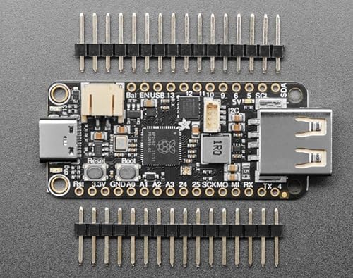 Entwicklungsboards und Kits - ARM Adafruit Feather RP2040 with USB Type A Host - SKU 5723 von MicroMaker