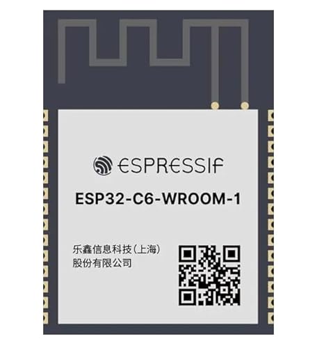 Multiprotokoll-Module ESP32-C6 module, Wi-Fi 6 in 2.4 GHz band, Bluetooth 5, Zigbee 3.0 and Thread. ESP32-WROOM Compatible - ESP32-C6-WROOM-1-N4 von MicroMaker