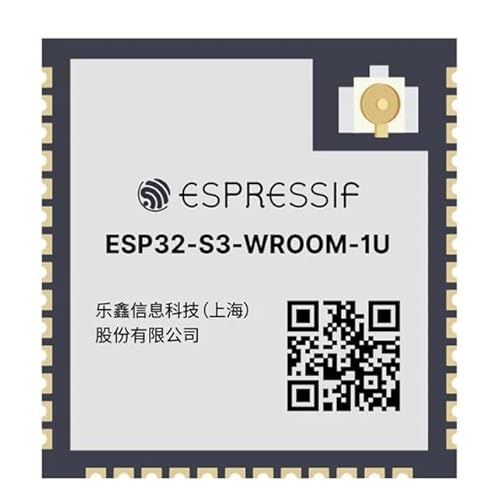 Multiprotokoll-Module SMD Module, ESP32-S3R8, 8 MB Octal PSRAM Die, 16 MB Quad SPI Flash, IPEX Antenna Connector - ESP32-S3-WROOM-1U-N16R8 von MicroMaker