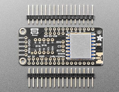 Sub-GHz-Development Tools LoRa FeatherWing RFM95W 433 MHz - SKU 3232 von MicroMaker