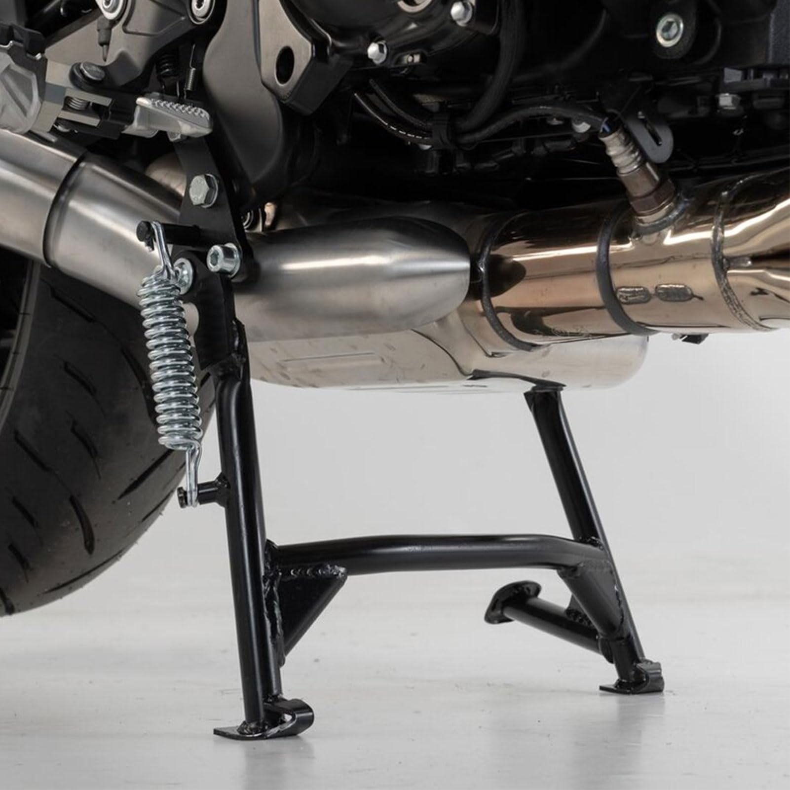 Midimttop Motorrad-Mittelständer Schwarz Kickstand Fuß Mittelständer Parkstützständer Replacement for Z900RS Z 900 RS Z 900RS Zubehör 2018–2024 von Midimttop