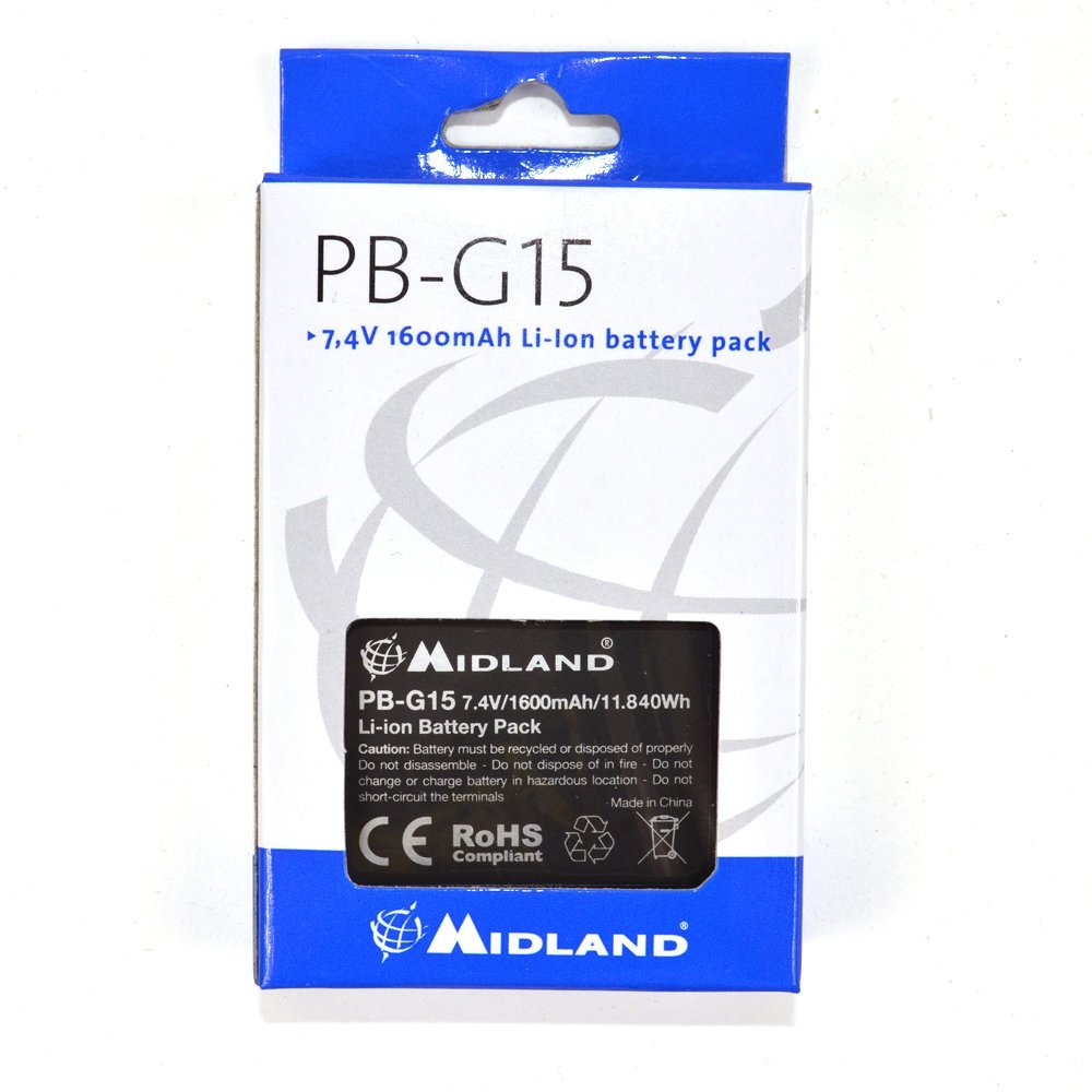 Midland C1128 PB-G15 Li-Ion 1600 mAh Batterie von Midland