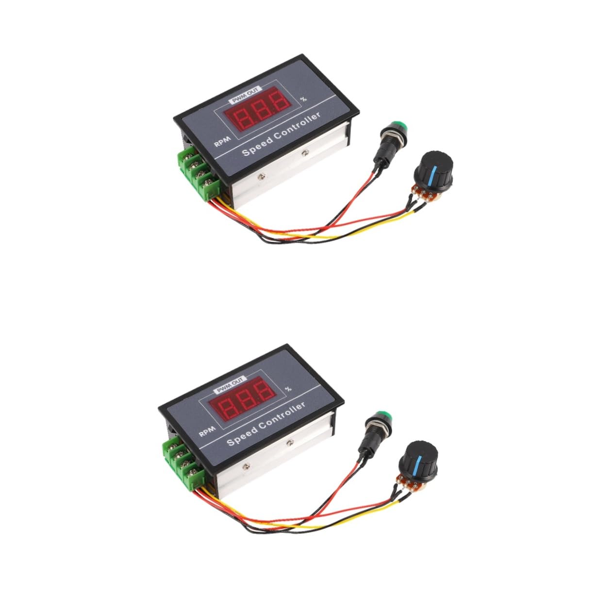 Mikikit 2St Controller wechseln kontrollschalter schrittmotor controller elektromotorische Steuerung stufenloser Regler Schalter-Controller motorisch einstellbarer Regler PWM-Controller von Mikikit