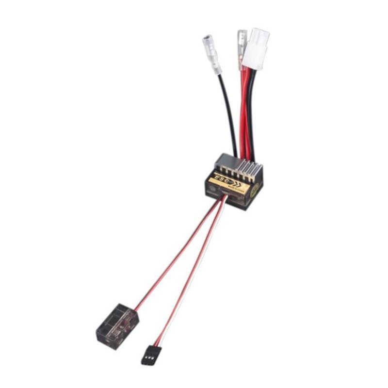 Mikikit 320A Brushed ESC Mit Rückwärtsfunktion Für RC Autos Trucks Und Boote Hochleistungs Brush Controller Für Präzise Steuerung Und Optimale Leistung von Mikikit