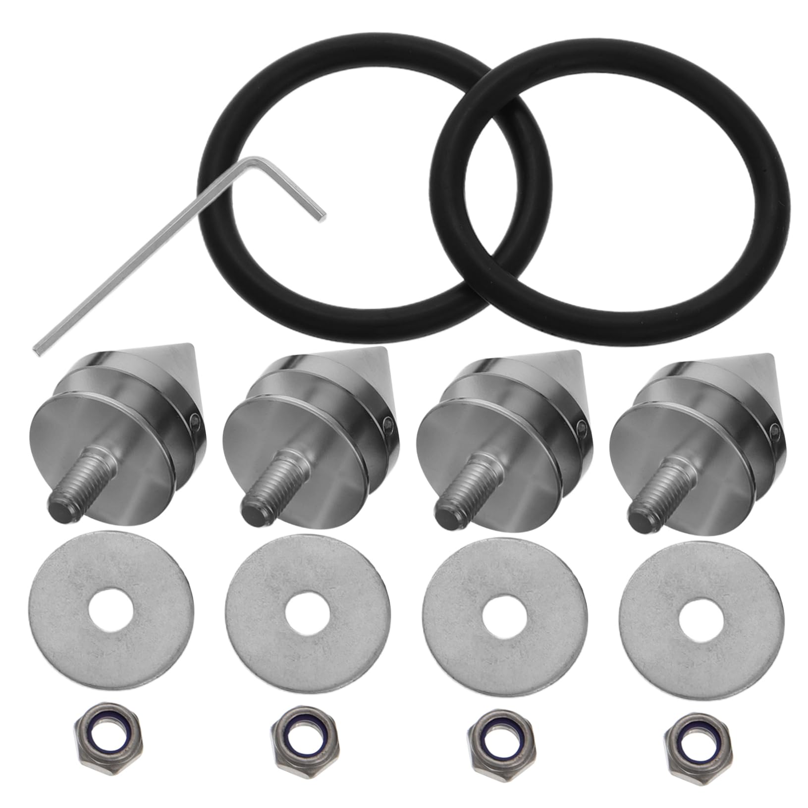 Mikinona 1 Set Stoßstangen Schnellspanner Set Auto Stoßstangenhalterung Schrauben Stoßstangenteile Stoßstangen Unterlegscheibe Bolzen Stoßstangenhalterung Schrauben von Mikinona