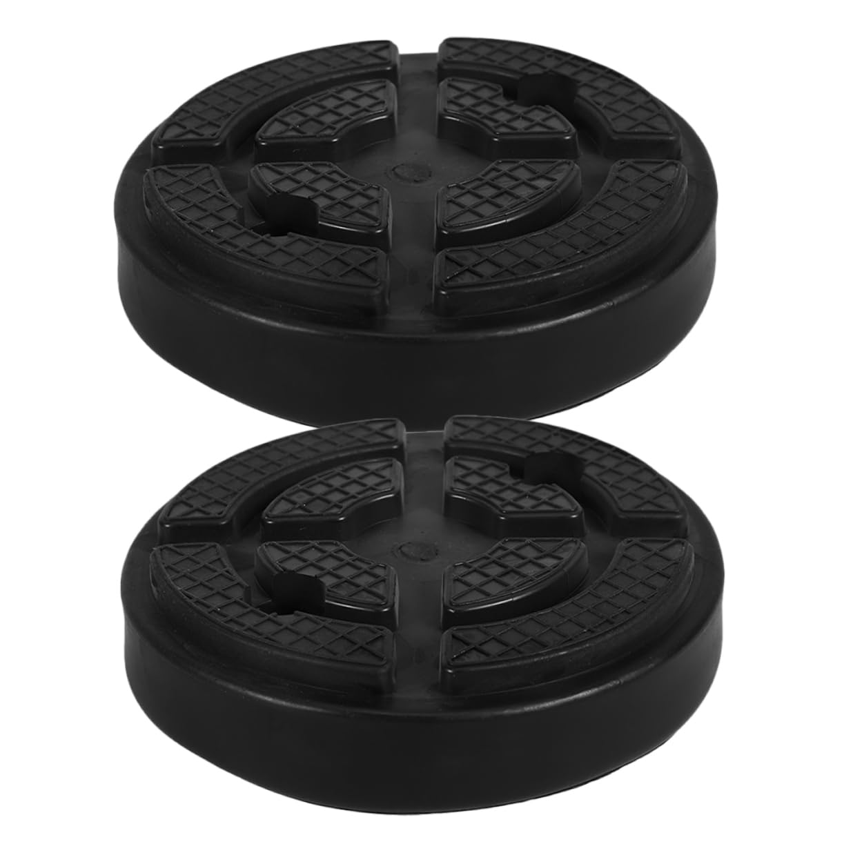 Mikinona 2 Stücke Runde Gummi Lift Pads Heavy Duty Hebebühne Gummi Pads Boden Jacking Adapter Auto Jacking Stehen Pads Für Auto Lift von Mikinona