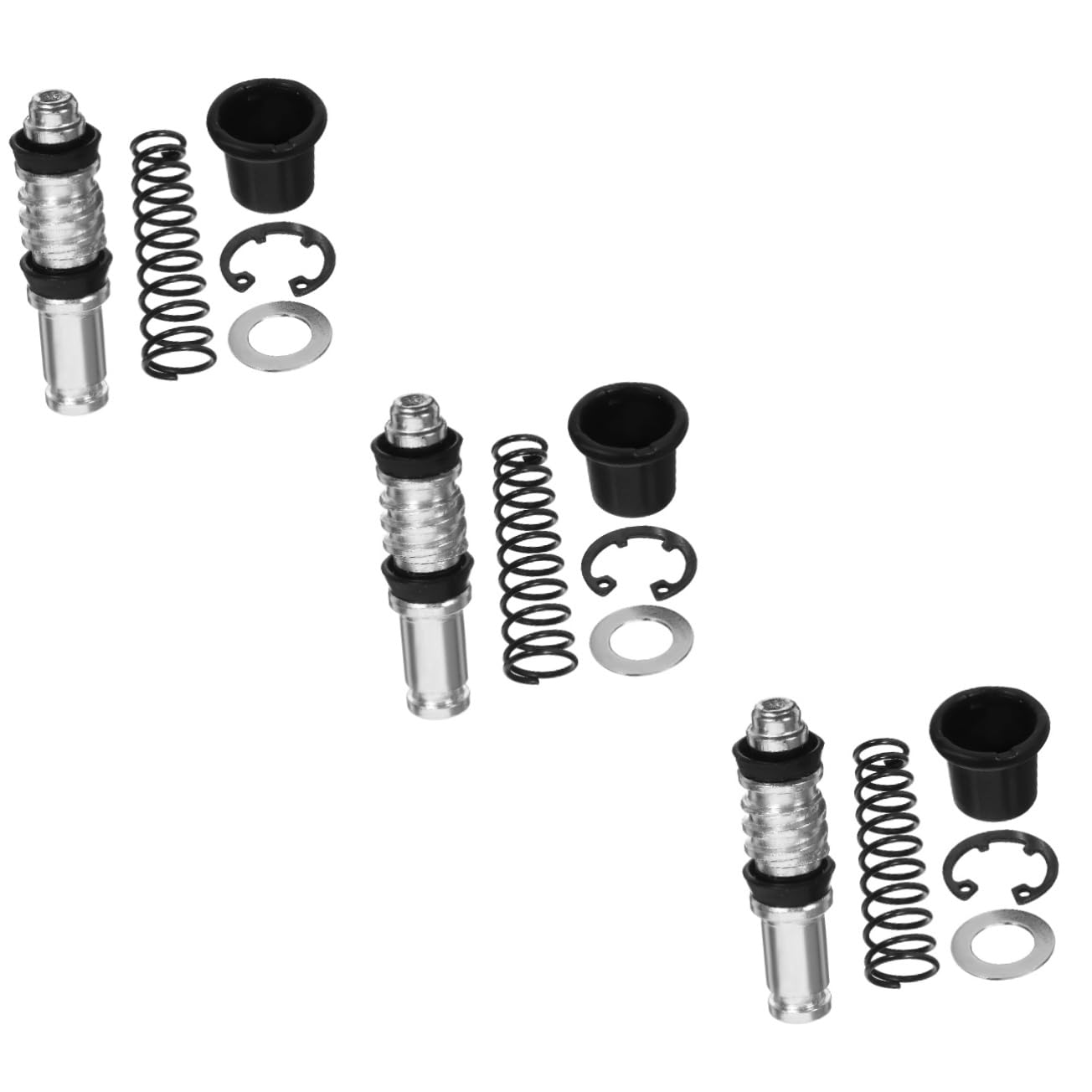 Mikinona 3 Sätze Reperaturset repair kit bremspumpe motorroller zubehör motorcycle accessories motorradzubehã¶r oberen Pumpenkolben Motorradwartungszubehör Kolbenpumpenteile Gummi von Mikinona