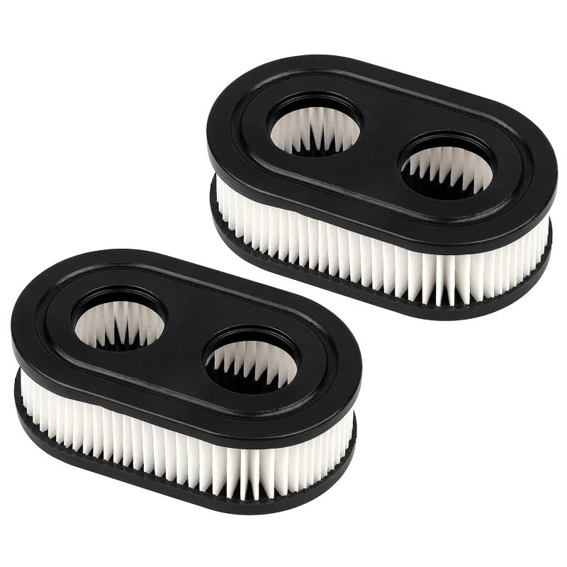 2 Stück Luftfilter Rasenmäherfilter,Kompatibel für Briggs & Stratton 798452 593260,Rasenmäher Luftfilter,Rasenmäherfilter Ersetzen,Rasenmäher,Motorteile,Rasenmäher Filter für Rasenmäher,Schwarz von Mikiuly