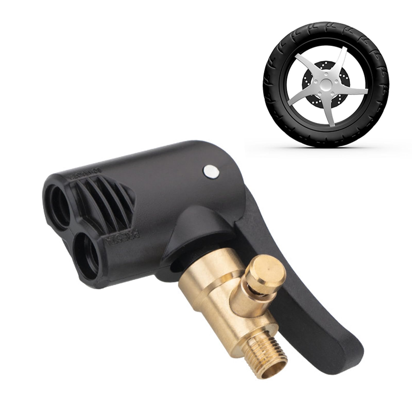 Autoventil Adapter, Autoventil Hebelstecker, Gewindedüsen Ventil Adapter, Amerikanisches und Französisches Ventil Adapter, Deflation und Inflation in Einem, für Auto, Fahrrad, Motorrad, Reifenfüller von Mikiuly