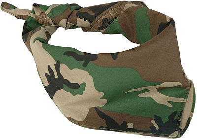 Mil-Tec Bandana, Halstuch - Woodland von Mil-Tec