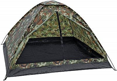 Mil-Tec Iglu Standard Camo, Zelt 2-Personen - Woodland von Mil-Tec