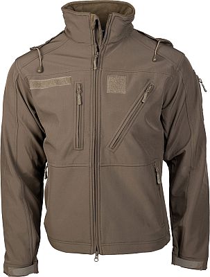 Mil-Tec SCU 14, Softshelljacke wasserdicht - Dunkelgrün - XL von Mil-Tec