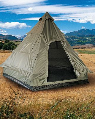 Mil-Tec Tipi, Zelt 4-Personen - Oliv von Mil-Tec