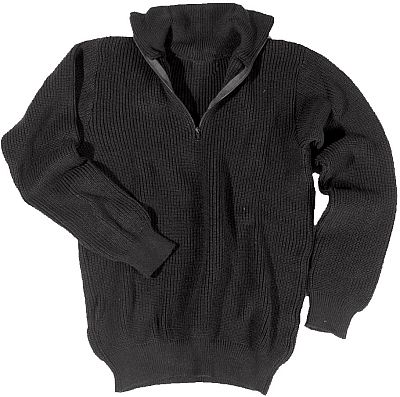 Mil-Tec Troyer, Pullover - Schwarz - 54 von Mil-Tec