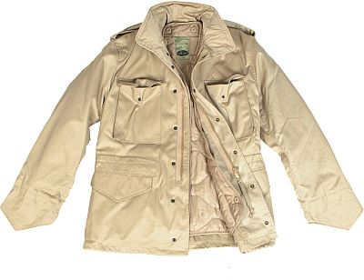 Mil-Tec US Feld M65, Textiljacke - Beige (Khaki) - L von Mil-Tec