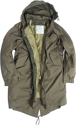 Mil-Tec US Shell Parka M51, Textiljacke - Oliv - L von Mil-Tec