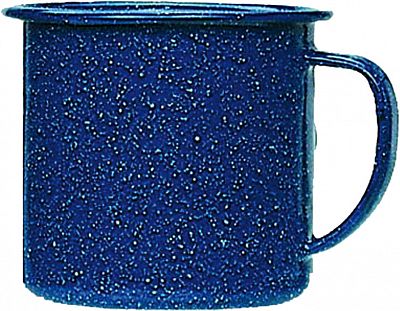 Mil-Tec Western, Emaille-Becher - Blau - 350 ml von Mil-Tec