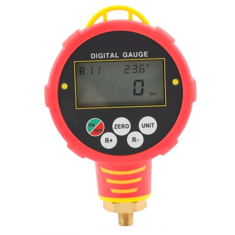 Milageto Digitales elektronisches Messgerät, digitales Fluormessgerät, einfach zu handhaben, mit 1/8 9,82 mm Gewinde, elektronisches Werkzeug für Klimaanlagen, Style D von Milageto