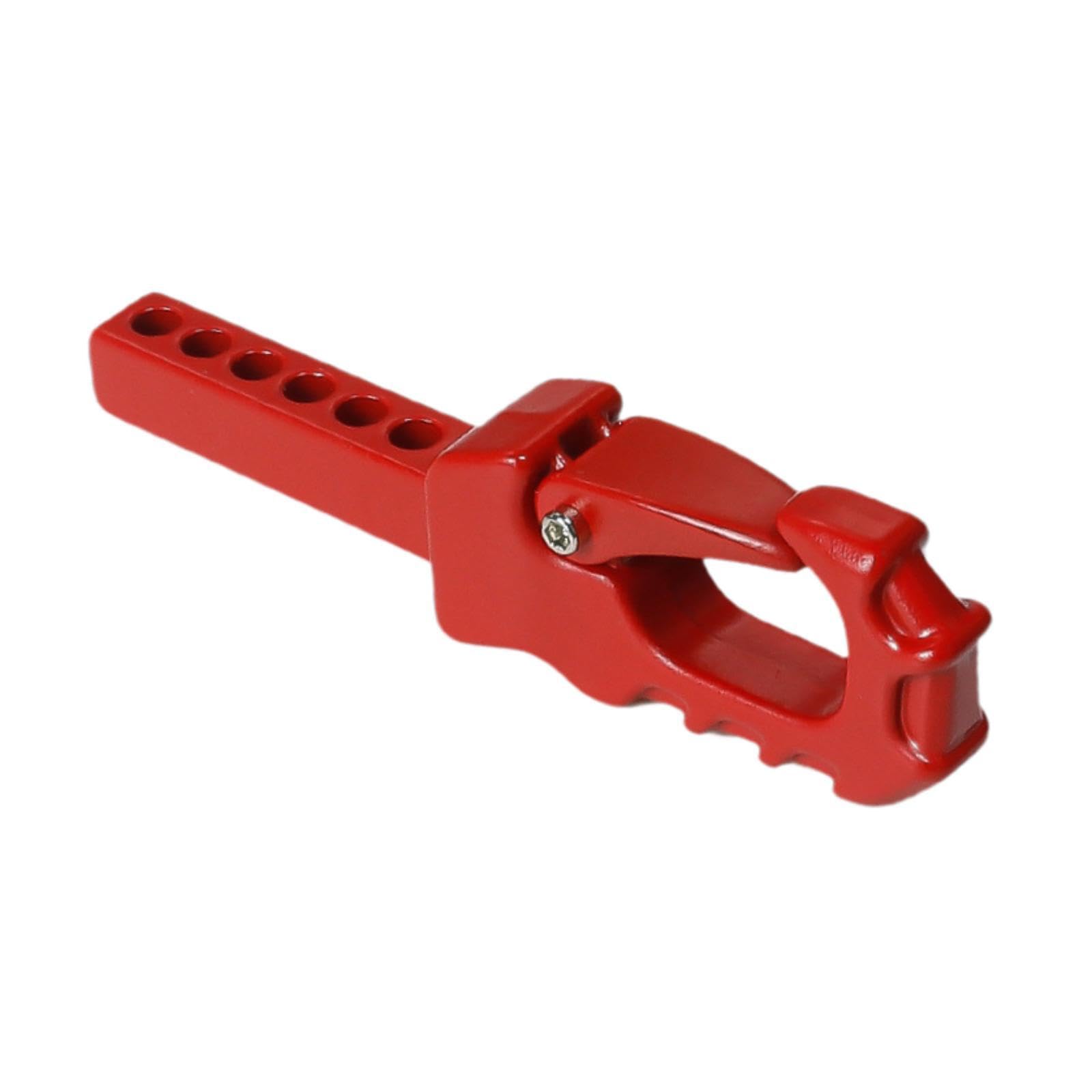 Milageto Generisches Schleppanhängerkupplung Hitch Mount gerade Formanhänger, Rot von Milageto