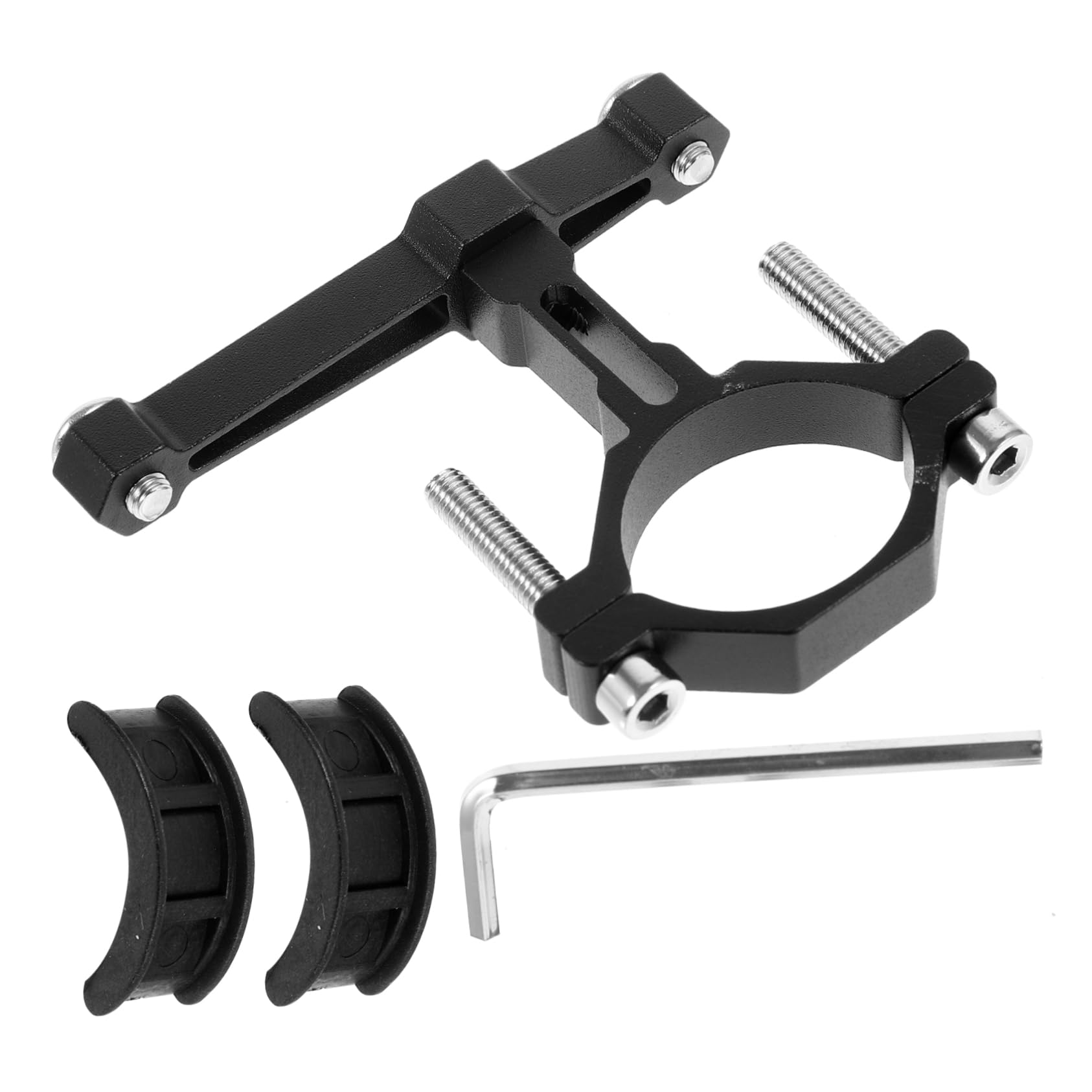 MILISTEN 1 Satz Umrüstsitz für Flaschenhalter Gestell Straße Wasserscooter cupholder Mug Holder Fahrrad-Clip-Flaschenhalter-Adapter Flaschenhalterhalterung am Fahrradlenker Metall Black von Milisten