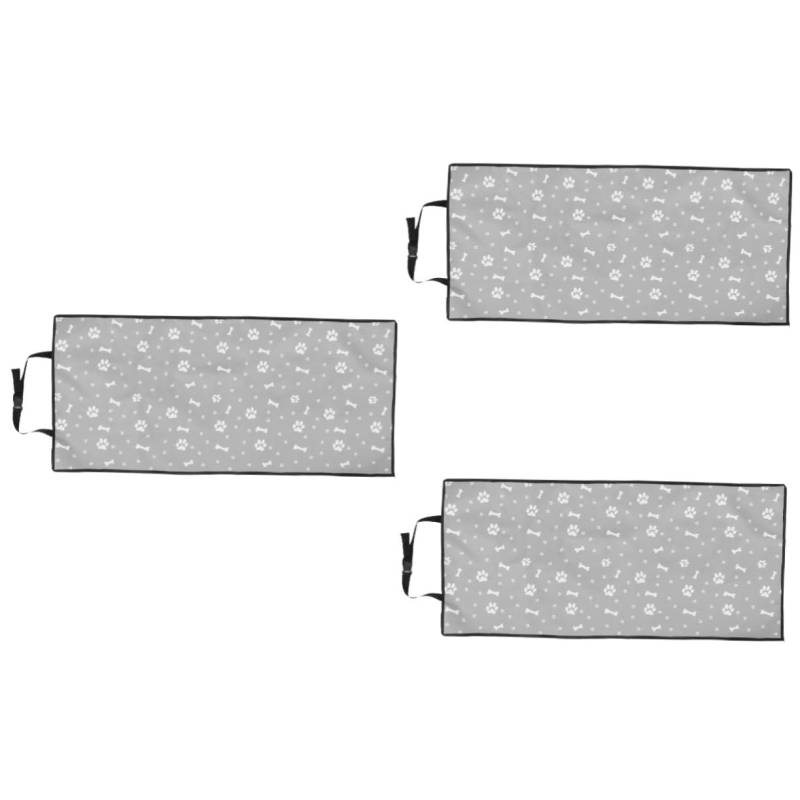 Milisten 3st Automatte Für Haustiere Autopolster Für Haustiere Autositzbezug Für Haustiere Autositzkissen Autoschutz Für Hunde Autositzpolster Für Haustiere Autositzauflage Grey Tuch von Milisten