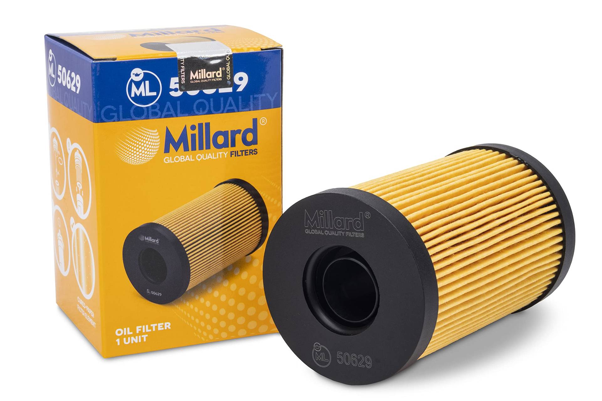 Millard Filters Auto-Ölfilter Millard ML50629 101x65x28x21 mm Global Quality von Millard Filters