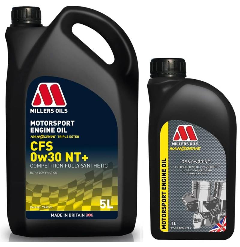 Millers CFS 0W30 NT+ Vollsynthetisches Nanodrive Motorenöl, 6 Liter von Millers Oils