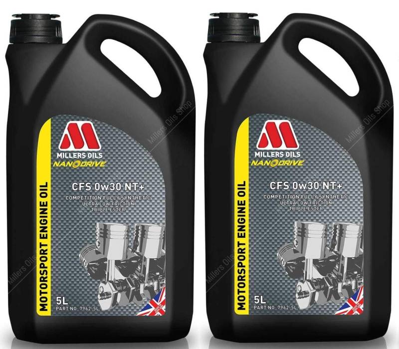 Millers CFS 0W30 NT+ Vollsynthetisches Nanodrive Motorenöl 10 Liter von Millers Oils