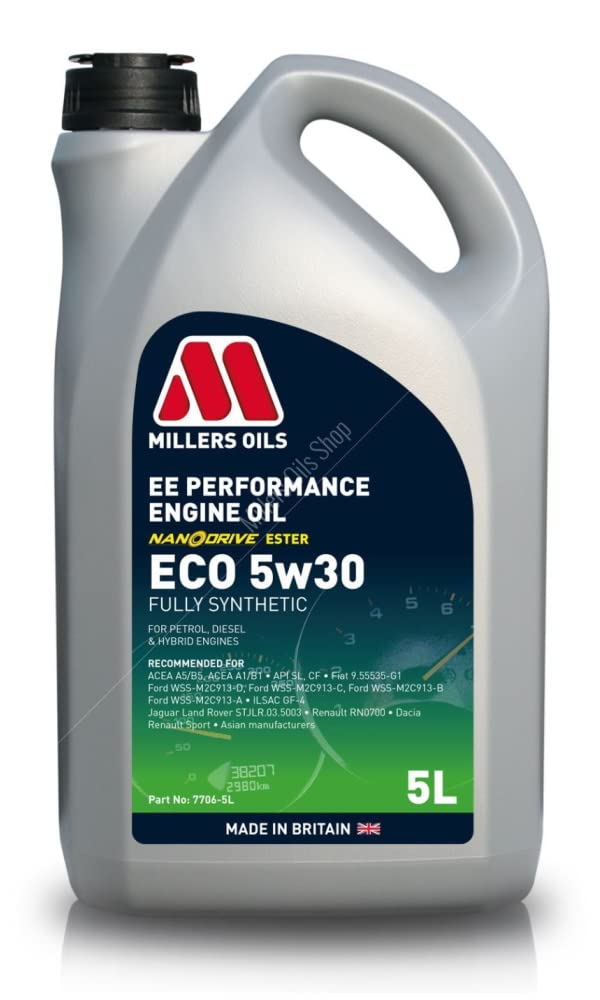 Millers Oils – Millers EE Longlife ECO Öle 5 W30 5 L flowcontrol von Millers Oils