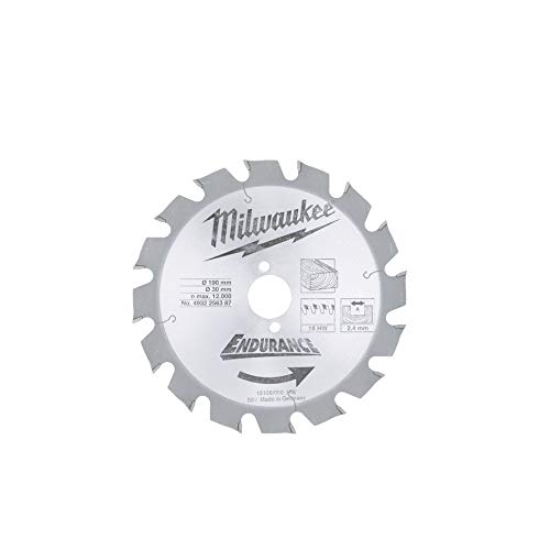 Milwaukee 4932256387 Hartmetall Kreissägeblatt Ø 190 x 30 mm von Milwaukee