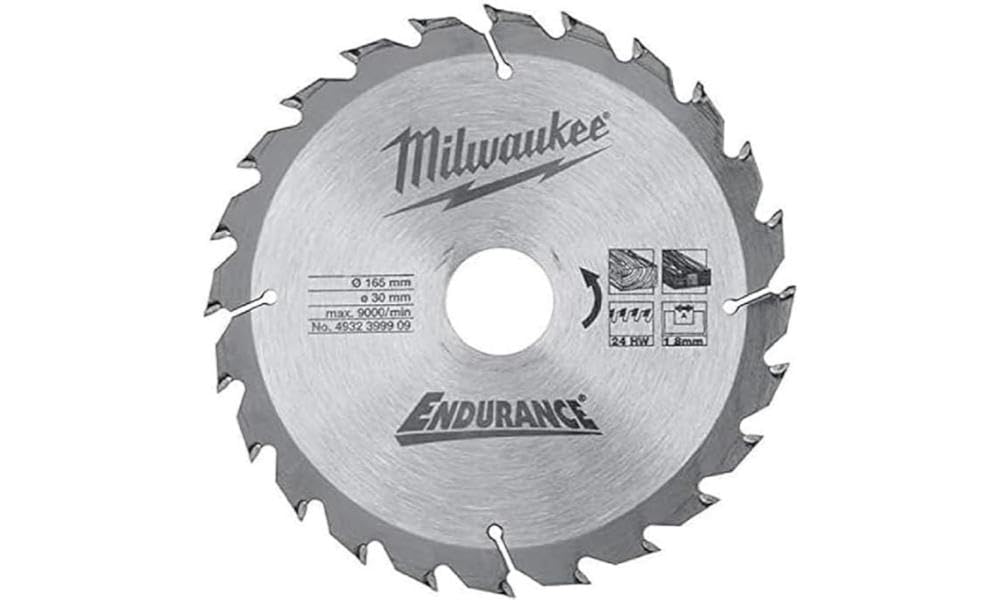 Milwaukee Kreissägeblatt Holz 4932399909 Durchmesser 165 mm 30 mm von Milwaukee