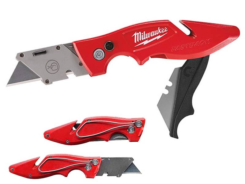 Milwaukee Universal-Klappmesser Gen II, 1 Stück, Rot/Silber, 48221902 von Milwaukee