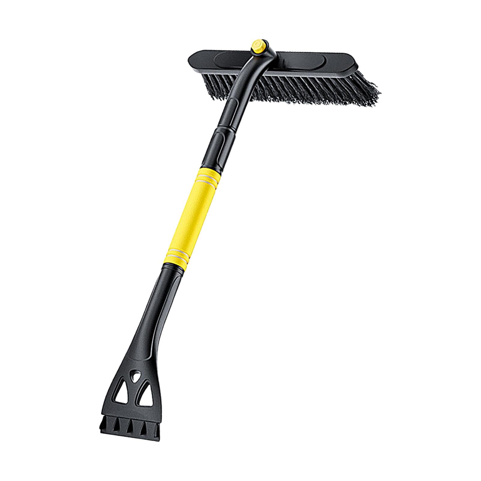 2-in-1 Snow Brush, Car Windshield Ice Scrapers, Abnehmbares Auto Ice Scraper, Ausziehbare Teleskop-Auto-Snow-Bürste zum Entfernen von Snow Ice Frost für Autos, Trucks und 80 cm/31,5 Zoll von Mimoqk