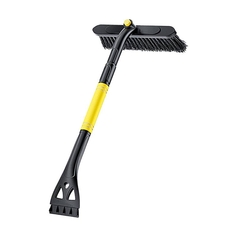 2-in-1 Snow Brush, Car Windshield Ice Scrapers, Abnehmbares Auto Ice Scraper, Ausziehbare Teleskop-Auto-Snow-Bürste zum Entfernen von Snow Ice Frost für Autos, Trucks und 80 cm/31,5 Zoll von Mimoqk