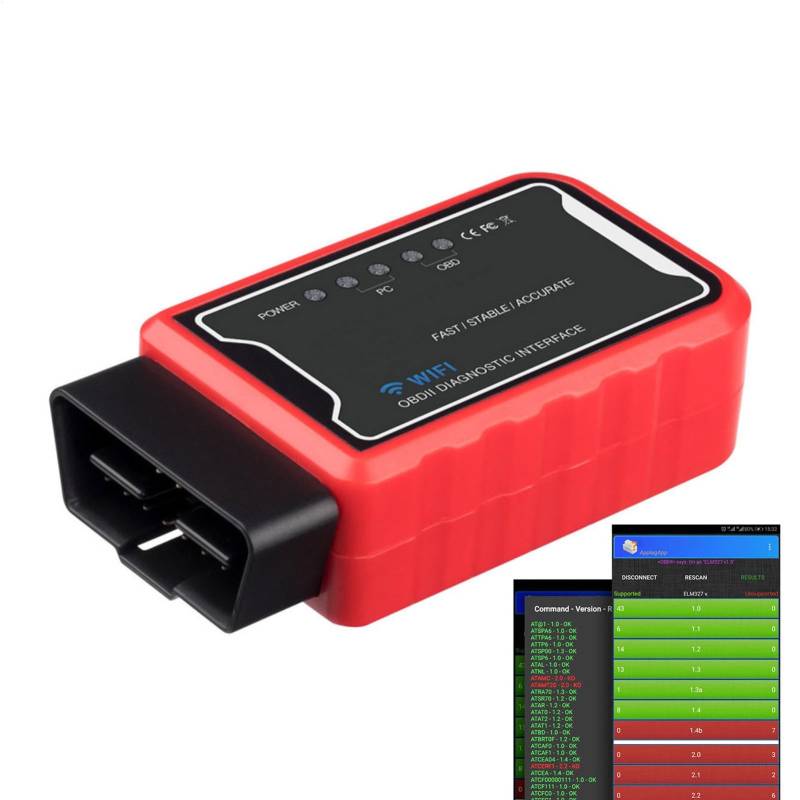 Car Diagnostic Scanner, Live Data Code Reader, Obd Ii Scanner, Fault Code Reader, Obd Ii Diagnostic Tool, Read and Clear Fault Codes, Car Code Reader, Obd Ii Scanner to Read and Clear Fault Codes von Mimoqk