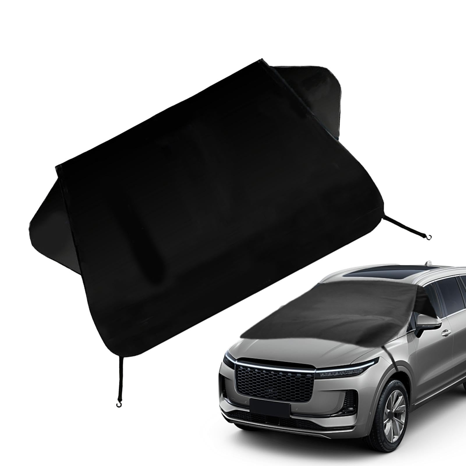 Car Sunshades for Windshield, Foldable Sunshade for Protection | Windproof Sun Shield for Cars, 600D Oxford Fabric Windproof Front Window Sun Shade for Car, Truck, Van, SUV to Block UV Rays von Mimoqk