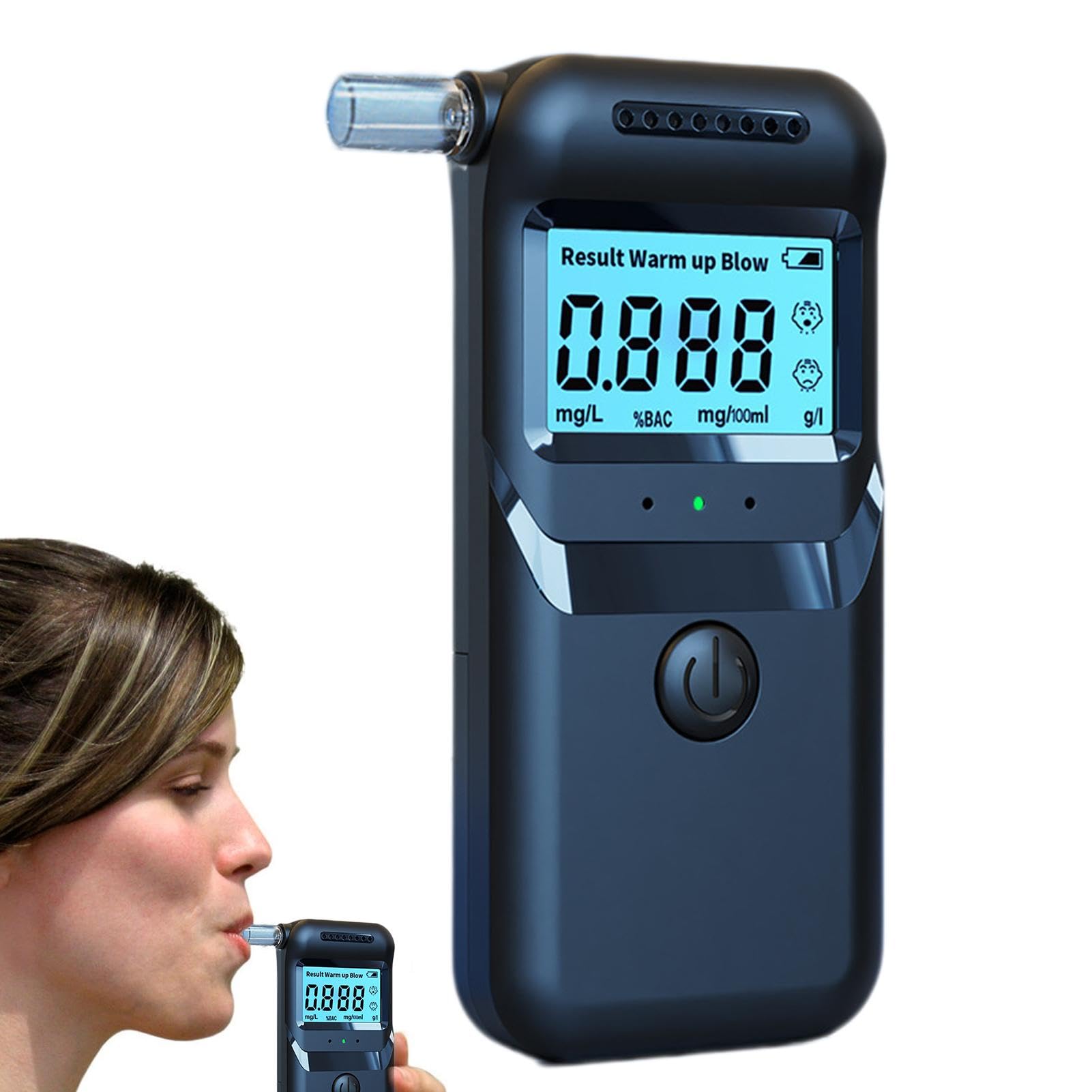 Mimoqk Breathalyzer Review | Alcohol Tester Breathalyzer | Breathalyzer | Breathalyzer Features Alcohol Breathalyzer mit LCD Display praktisch Personal Breathalyzer für den Heimgebrauch von Mimoqk