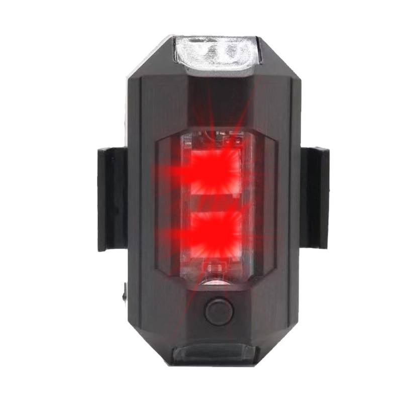 Mimoqk Motorrad LED Blinker,Motorrad LED Blinker - Vielseitige Motorrad Warnleuchten Motorrad Fahrlicht | Wiederaufladbare Blinker Blinker von Mimoqk