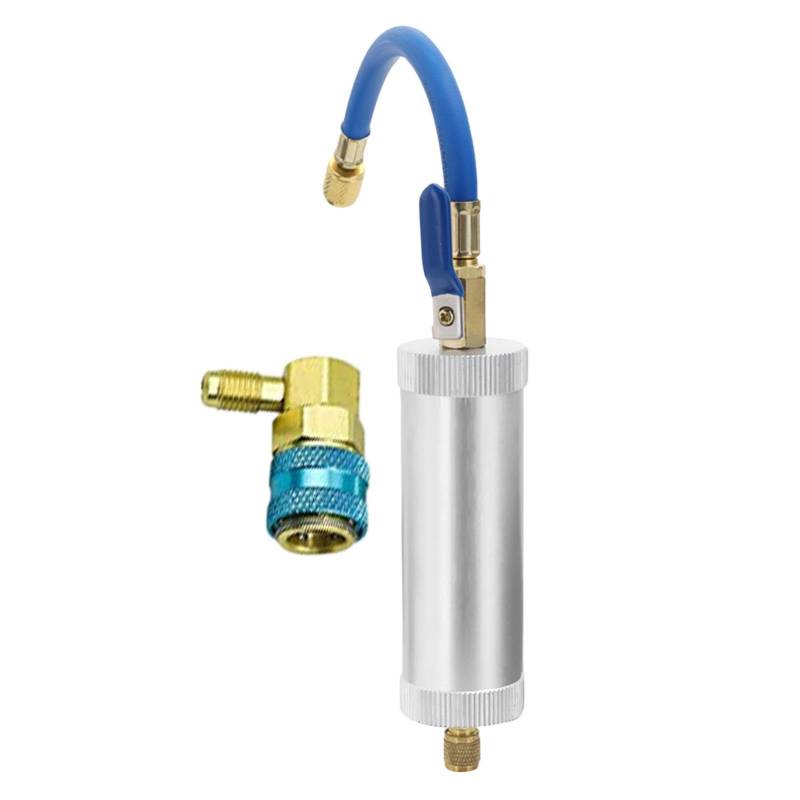 Refrigerator Filler Kit | Complete Air Conditioning Rearging Hose Set with R134A Filling Tool And Quick Connector AC Recharge Hose Kit | Refrigerant Filling Tool With R134A Dispensing Valve And Quic von Mimoqk