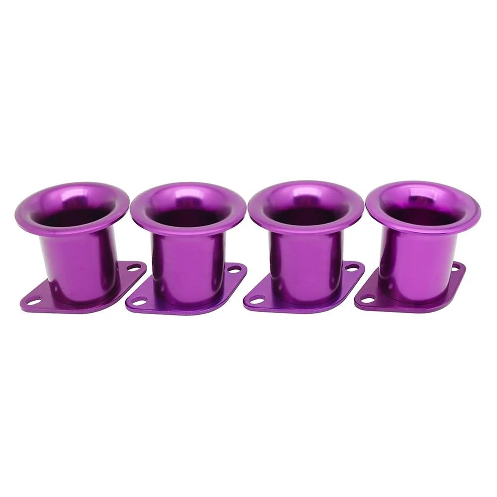 Ansaugrohr 4PCS Air Horn Für AE86 Für Toyota Für GTS Für Geschwindigkeit Für Stapel 20V 4AG ITB/ITBs Air Horn Trichter Lufteinläss(Purple) von Mingbereit