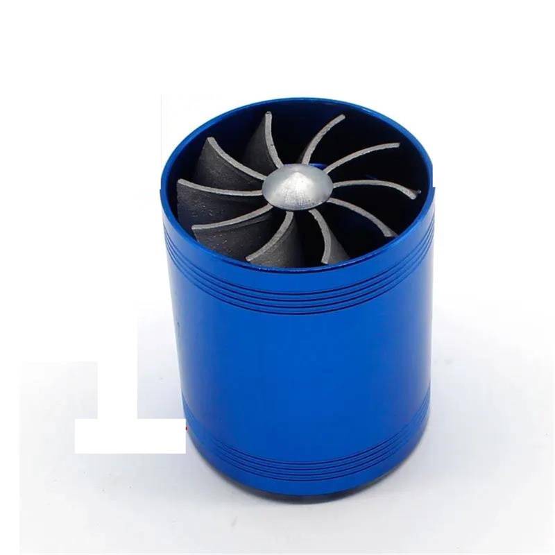 Ansaugrohr Für Auto Auto Supercharger Turbine Turbo Ladegerät Air Intake Fan Kraftstoff Gas Saver Für Ford Für Toyota Für Nissan Lufteinläss(Double-Sided Wheel) von Mingbereit