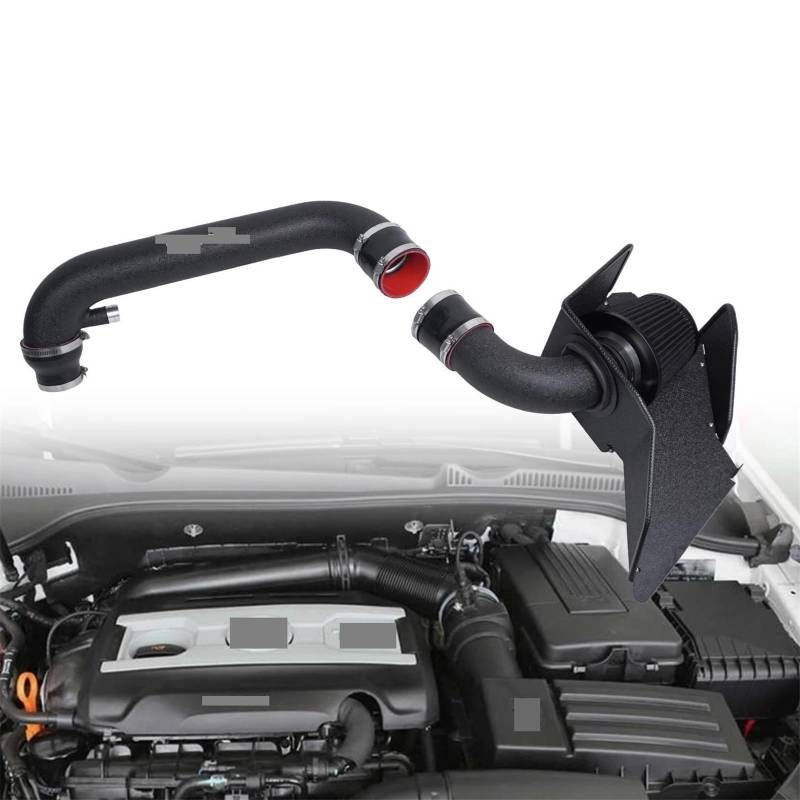 Ansaugrohr Für Auto Cold Air Intake Kit Für Golf Für MK6 Für GTI Für MK5 EA113 Motor Für S3 Für SEAT Für Leon Für Skoda Für Octavia Lufteinläss(MK5 Intake Kit) von Mingbereit